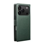 For iPhone 17 Pro QIALINO Classics 3rd Genuine Leather Phone Case(Cyan) - Image 3