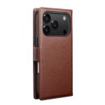 For iPhone 17 Pro QIALINO Classics 3rd Genuine Leather Phone Case(Brown) - Image 3
