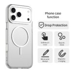 For iPhone 17 Pro Max Candy Fine Circle Magsafe PC Hybrid TPU Phone Case(White) - Image 6