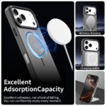 For iPhone 17 Pro Max Candy Fine Circle Magsafe PC Hybrid TPU Phone Case(Black) - Image 3