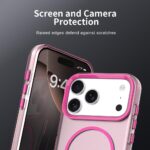 For iPhone 17 Pro Max C-type Candy Fine Circle Magsafe PC Hybrid TPU Phone Case(Red) - Image 6