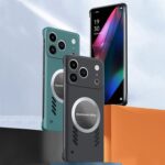 For iPhone 17 Pro Max All-inclusive Lens Frameless Graphene Cooling Phone Case(Orange) - Image 2