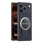 For iPhone 17 Pro Max All-inclusive Lens Frameless Graphene Cooling Phone Case(Black)