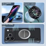 For iPhone 17 Pro Max All-inclusive Lens Frameless Graphene Cooling Phone Case(Black) - Image 6