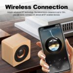 Q1 Wooden Mini Portable Mega Bass Wireless Bluetooth Speaker - Image 9