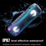 XDOBO BMTL BOSS IPX7 Waterproof Portable Wireless Bluetooth Speaker with RGB Colorful Light & TWS - Image 3
