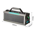 L202 Portable Outdoor Wireless Bluetooth Speaker Home Karaoke Speaker, Style: Single Mic - Image 2
