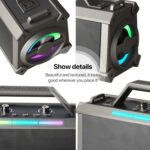 L202 Portable Outdoor Wireless Bluetooth Speaker Home Karaoke Speaker, Style: Single Mic - Image 10