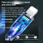 REMAX RC-009i 1m 2.22A USB-C / Type-C to 8 Pin 20W PD Fas... - Image 5