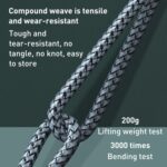 REMAX RC-009i 1m 2.22A USB-C / Type-C to 8 Pin 20W PD Fas... - Image 7