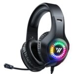 USB + 3.5mm 4 Pin Adjustable RGB Light Gaming Headset