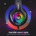 USB + 3.5mm 4 Pin Adjustable RGB Light Gaming Headset - Image 5
