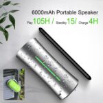 EWA A115 Portable Metal Bluetooth Speaker 105H Power - Image 4
