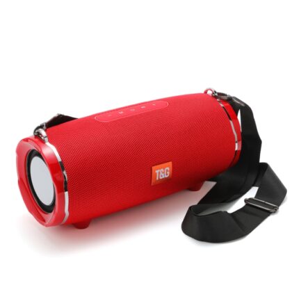 TG187 Portable Waterproof Bass Surround Bluetooth Speaker - Red