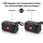TG193 Portable Bluetooth Speaker with LED Light - Image 5