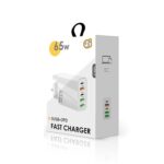 65W Dual PD + 3 x USB Charger with USB to 8 Pin Cable, UK - Image 7