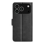 For iPhone 17 Pro Max Dual-side Magnetic Buckle Horizontal Flip Leather Phone Case(Black) - Image 3