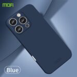 For iPhone 16 Pro MOFI Qin Series Skin Feel All-inclusive PC Phone Case(Blue) - Image 2