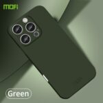 For iPhone 16 Pro MOFI Qin Series Skin Feel All-inclusive PC Phone Case(Green) - Image 2