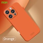 For iPhone 16 Pro MOFI Qin Series Skin Feel All-inclusive PC Phone Case(Orange) - Image 2
