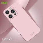 For iPhone 16 Pro MOFI Qin Series Skin Feel All-inclusive PC Phone Case(Pink) - Image 2