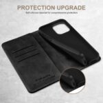 For iPhone 16 Pro Suteni Calf Texture Horizontal Flip Leather Phone Case(Black) - Image 3