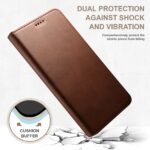 For iPhone 16 Pro Suteni Calf Texture Horizontal Flip Leather Phone Case(Brown) - Image 2
