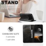 For iPhone 17 Pro Suteni Calf Texture Horizontal Flip Leather Phone Case(Black) - Image 5