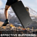 For iPhone 17 Pro Suteni Calf Texture Horizontal Flip Leather Phone Case(Black) - Image 7