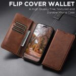 For iPhone 17 Pro Suteni Calf Texture Horizontal Flip Leather Phone Case(Brown) - Image 2