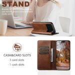 For iPhone 17 Pro Suteni Calf Texture Horizontal Flip Leather Phone Case(Brown) - Image 5