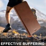 For iPhone 17 Pro Suteni Calf Texture Horizontal Flip Leather Phone Case(Brown) - Image 7