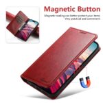 For iPhone 17 Pro Suteni Calf Texture Horizontal Flip Leather Phone Case(Red) - Image 3