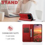 For iPhone 17 Pro Suteni Calf Texture Horizontal Flip Leather Phone Case(Red) - Image 5