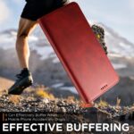 For iPhone 17 Pro Suteni Calf Texture Horizontal Flip Leather Phone Case(Red) - Image 7