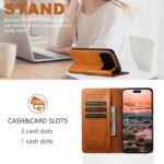 For iPhone 17 Pro Suteni Calf Texture Horizontal Flip Leather Phone Case(Khaki) - Image 5