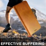 For iPhone 17 Pro Suteni Calf Texture Horizontal Flip Leather Phone Case(Khaki) - Image 7