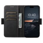 For iPhone 16 Pro SUTENI J07 Multifunctional Horizontal Flip Magsafe Leather Phone Case(Black) - Image 3