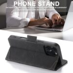 For iPhone 16 Pro SUTENI J07 Multifunctional Horizontal Flip Magsafe Leather Phone Case(Black) - Image 4