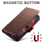 For iPhone 16 Pro SUTENI J07 Multifunctional Horizontal Flip Magsafe Leather Phone Case(Brown) - Image 2