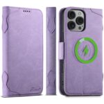 For iPhone 16 Pro SUTENI J07 Multifunctional Horizontal Flip Magsafe Leather Phone Case(Purple)