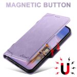 For iPhone 16 Pro SUTENI J07 Multifunctional Horizontal Flip Magsafe Leather Phone Case(Purple) - Image 2