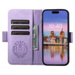 For iPhone 16 Pro SUTENI J07 Multifunctional Horizontal Flip Magsafe Leather Phone Case(Purple) - Image 3