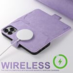 For iPhone 16 Pro SUTENI J07 Multifunctional Horizontal Flip Magsafe Leather Phone Case(Purple) - Image 5