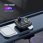 MT04 Car Bluetooth Adapter Type-C + USB Car Charger FM Transmitter HiFi Music MP3 Player - Image 5