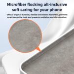 For iPhone 13 Pro Max Kalebol Large Windows Frosted Liquid Silicone Phone Case(Grayish Pink) - Image 5