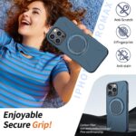 For iPhone 16 Pro Kalebol Magnetic MagSafe Rotation Holder PC Phone Case(Blue) - Image 3