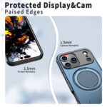 For iPhone 17 Pro Kalebol Magnetic MagSafe Rotation Holder PC Phone Case(Blue) - Image 5