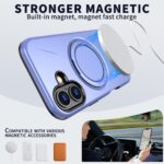 For iPhone 17 Kalebol Magnetic MagSafe Rotation Holder PC Phone Case(Lilac) - Image 2