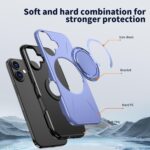 For iPhone 17 Kalebol Magnetic MagSafe Rotation Holder PC Phone Case(Lilac) - Image 6